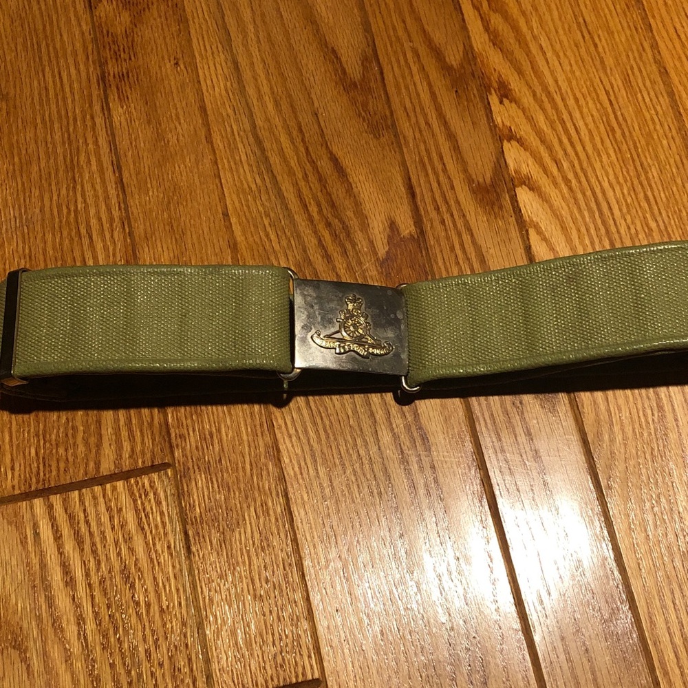 Vintage RCA belt with Gold Buckle